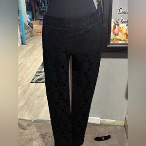 NWOT Express Black Lace Trousers